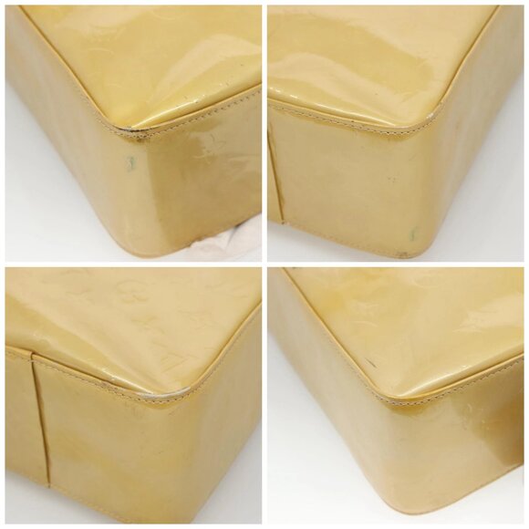 LOUIS VUITTON Monogram Vernis Columbus Tote Bag Beige - Picture 16 of 16